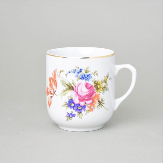 Mug Trojka 0,28 l, Meissen Rose, Český porcelán a.s.