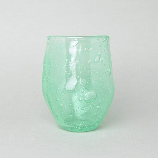 Colorful soda glass - GREEN, Pačinek GLASS
