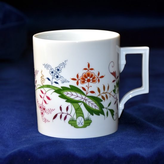 Mug Henkel 89 mm 0,25 l, Colour Onion, Meissen porcelain