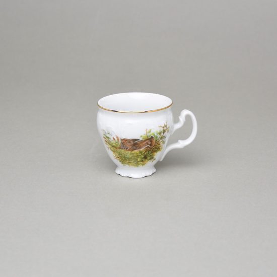Šálek a podšálek Espresso 75 ml, Thun 1794, karlovarský porcelán, BERNADOTTE myslivecká