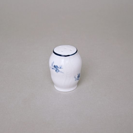 Shaker - salt, Thun 1794 Carlsbad porcelain, BERNADOTTE blue flower