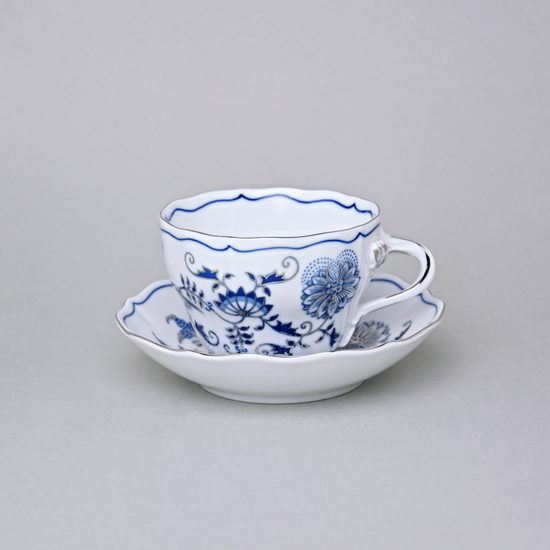 Cup and saucer B + B, 210 ml / 14 cm for coffee, Cesky porcelan a.s.