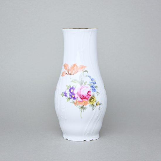 Vase 19 cm, Thun 1794 Carlsbad porcelain, BERNADOTTE Meissen Rose