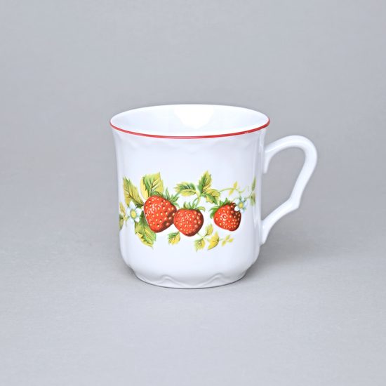 Mug Karel 270 ml, Strawberries, Český porcelán a.s.