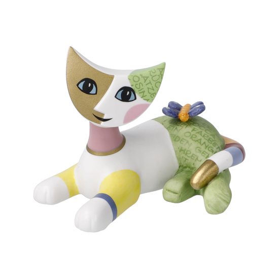 Cat Riposa 8 cm, porcelain, Cats Goebel R. Wachtmeister