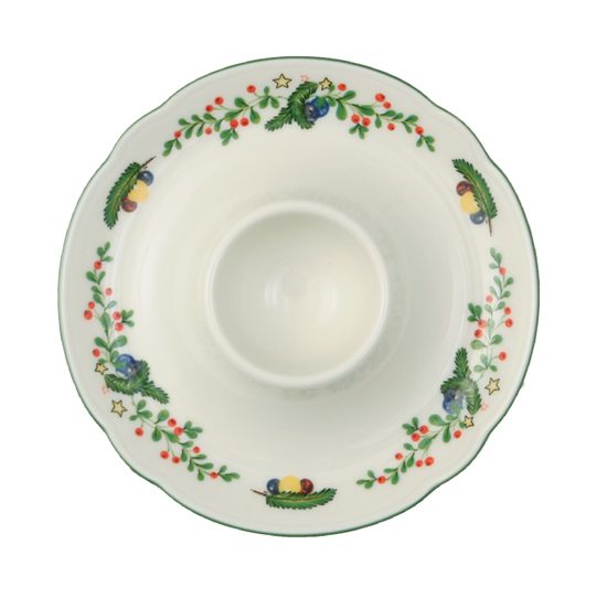 Talířek na vejce, Marie Luise Vánoce 43607, Porcelán Seltmann