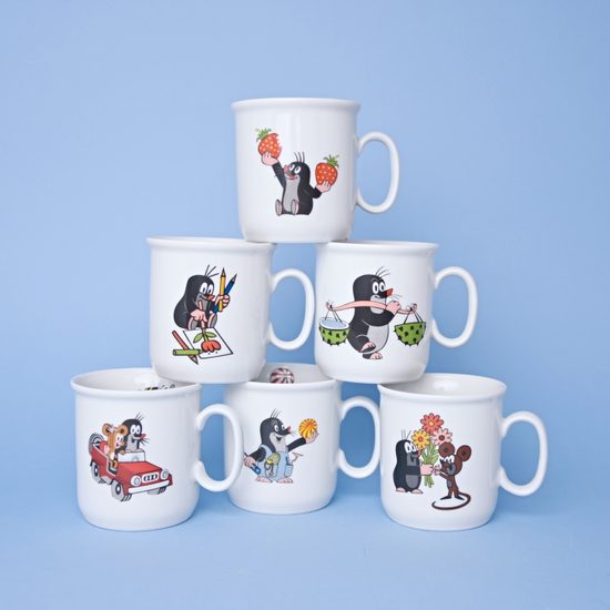 Mug 200 ml Mole - random decor 0,2 l, Thun 1794, karlovarský porcelán