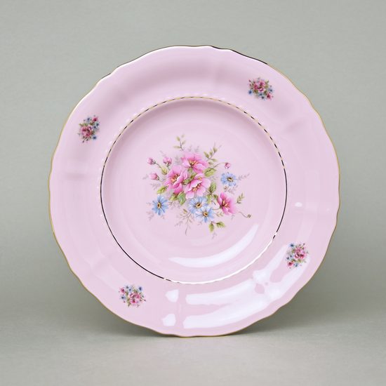 Deep plate 23 cm, decor 13, Leander rose china