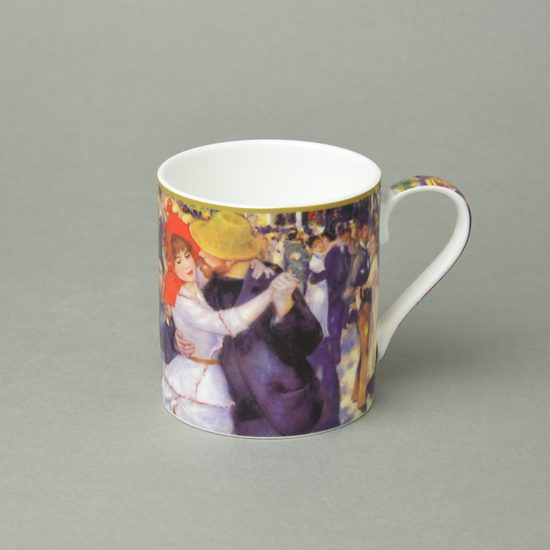 Hrnek 360 ml, Dance in Bougival, A. Renoir, bone china Carmani