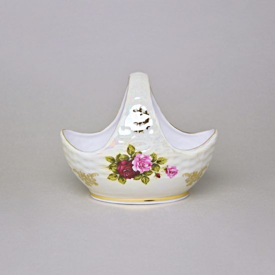 Basket with handle for candy 16 x 14 cm, Cecily, Queens Crown