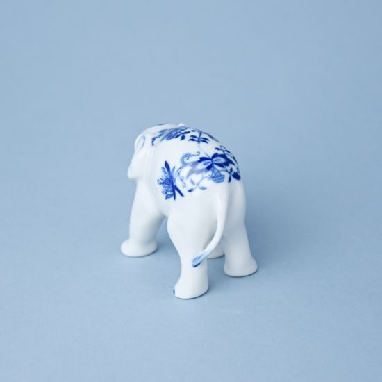 Little Elephant 11 x 7 cm, Original Blue Onion Pattern