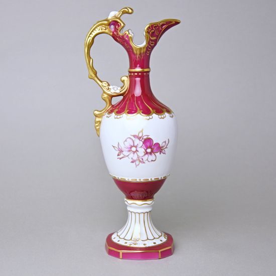 Váza AMFORA jednouchá 30 x 12,5 x 10 cm, Purpur, Vázy Duchcov