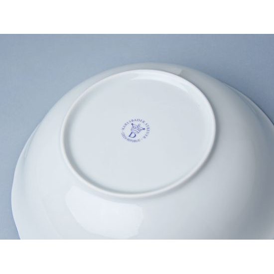 Mísa kompotová 23 cm, Házenka s modrou linkou, Český porcelán a.s.