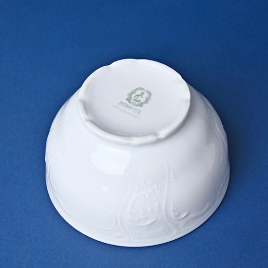 Rice bowl 13 cm, Thun 1794 Carlsbad porcelain, BERNADOTTE white