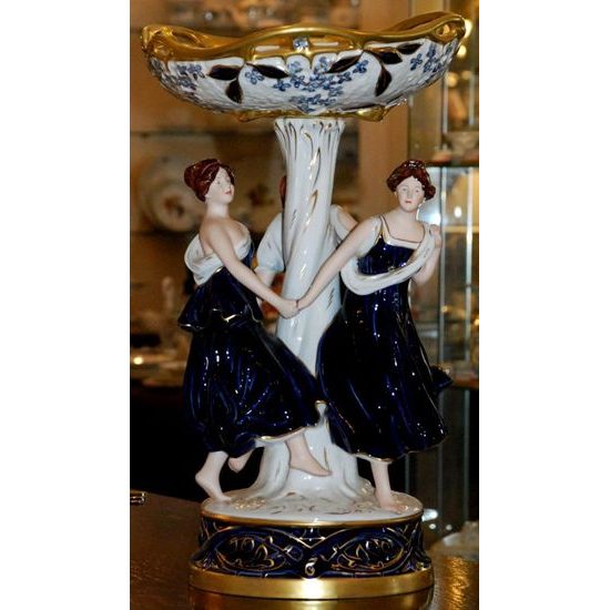 Bowl 30 x 30 x 52 cm, Porcelain Figures Duchcov