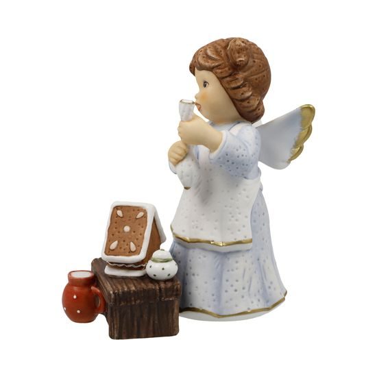 Angel Sweet Crispy House 6 / 8.5 / 10.5cm, biscuit china, Nina & Marco, Goebel