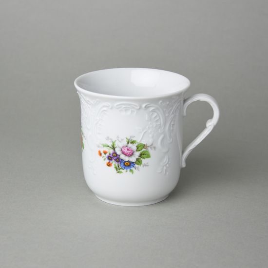 Hrnek 360 ml Opera, pestré květy, Český porcelán a.s.