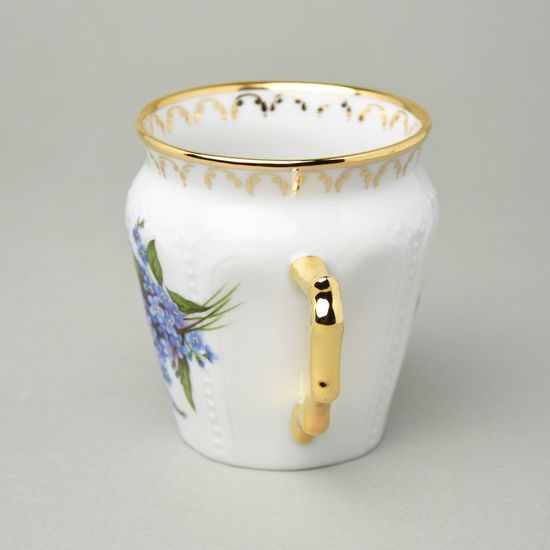 Mug Ludvík 0,27 l Blue lilac + gold, Český porcelán a.s.