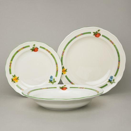 Plate set for 6 persons, Cesky porcelan a.s.