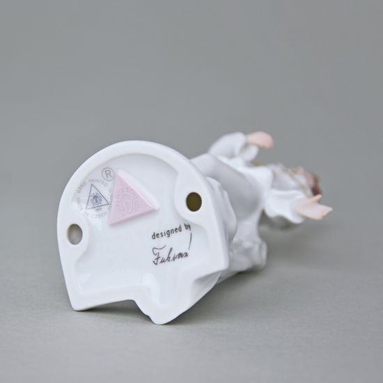 Pierrot 14 x 5 x 5,3 cm, White + Gold, Royal Dux Bohemia