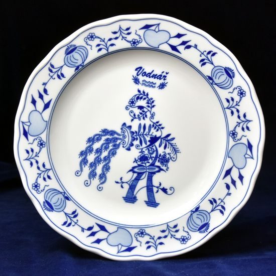 Plate dining 24 cm, Aquarius, (wall plate too), Original Blue Onion Pattern