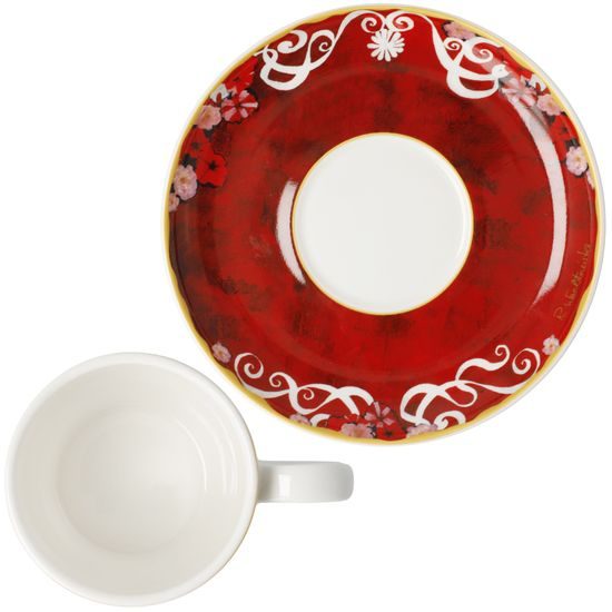 Demitasse Templi dell amore 100ml, Fine Bone China, Cats Goebel R. Wachtmeister