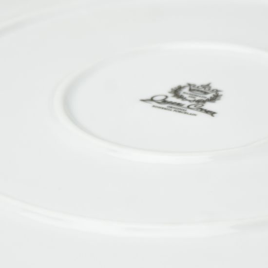 Talíř dortový / koláčový 28 cm, Cecily, porcelán QueensCrown
