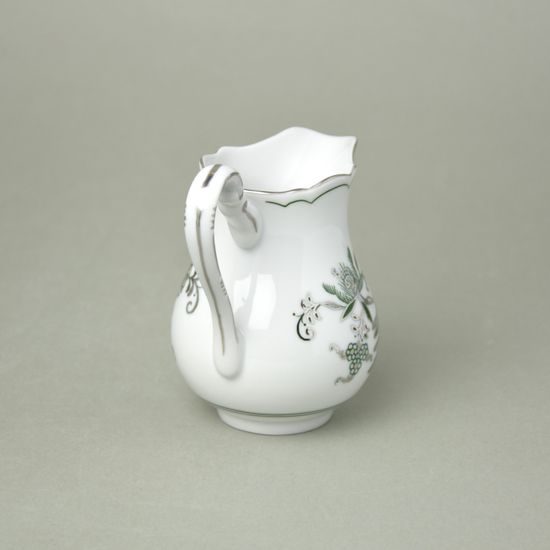 Creamer 0,25 l, Original Green Onion pattern + platinum