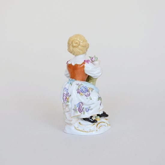 A Gardener, Meissen Porcelain Figures