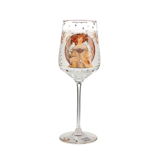 Sklenička Mucha Snící, 8.5 / 8.5 / 25 cm, 450 ml, A. Mucha, Goebel