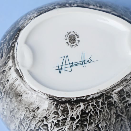 Originální dětská jídelní souprava DINO SET - ZDOBENÝ (náhodný výběr dekoru), porcelán Goldfinger