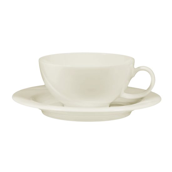 Cup tea 0,21 l + saucer 14,5 cm, Orlando fine cream, Seltmann