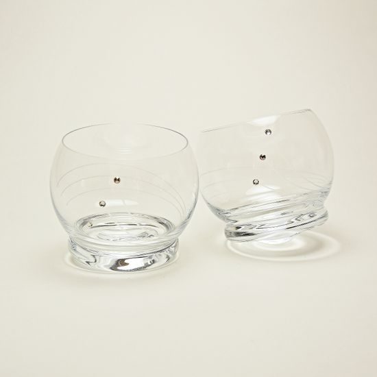 Whisky Glasses Crazy 360 ml, 6 pcs., Swarovski Crystals
