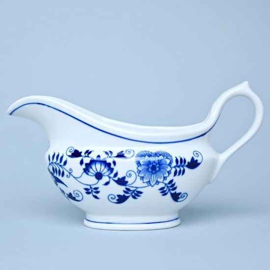 Sauceboat oval with handle 300 ml, Original Blue Onion Pattern