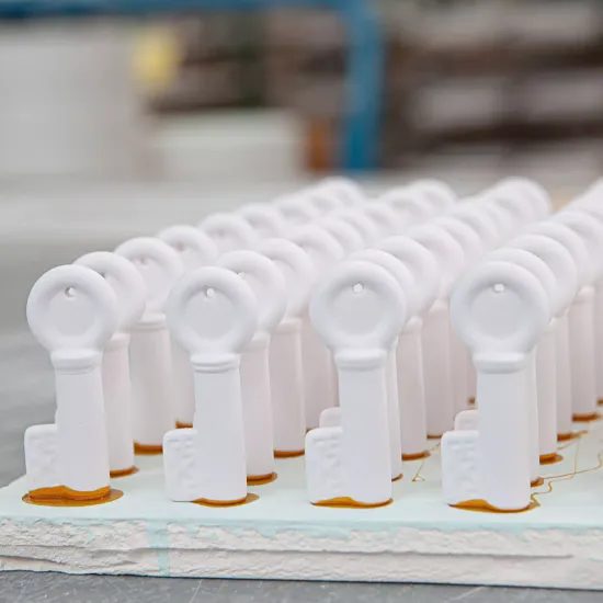 porcelain pendant WELCOME KEY 4 x 1,9 cm, Meissen porcelain