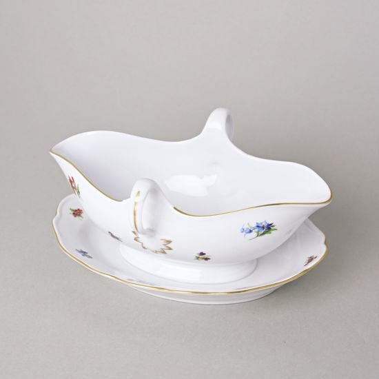 Sauceboat oval with stand 0,55 l, Hazenka, Cesky porcelan a.s.