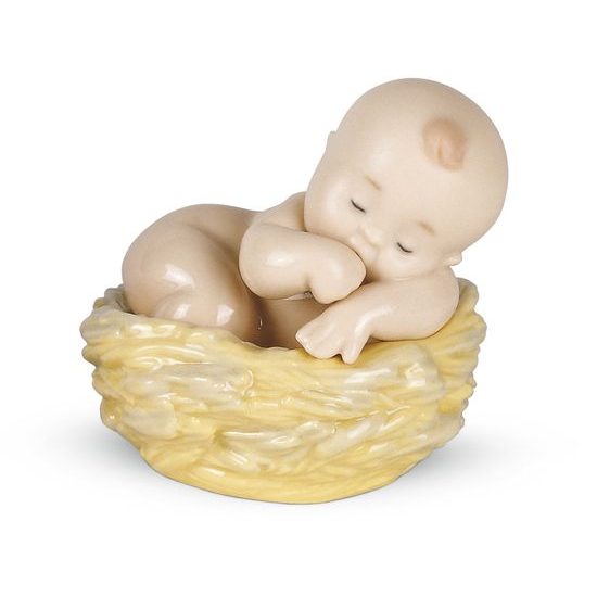 Baby "From A Nest?" 7 x 7 x 6 m, NAO Porcelain Figures