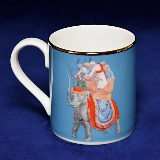 Blenheim Palace - Indian Room, Elephant: Mug 280 ml, English Fine Bone China, Roy Kirkham