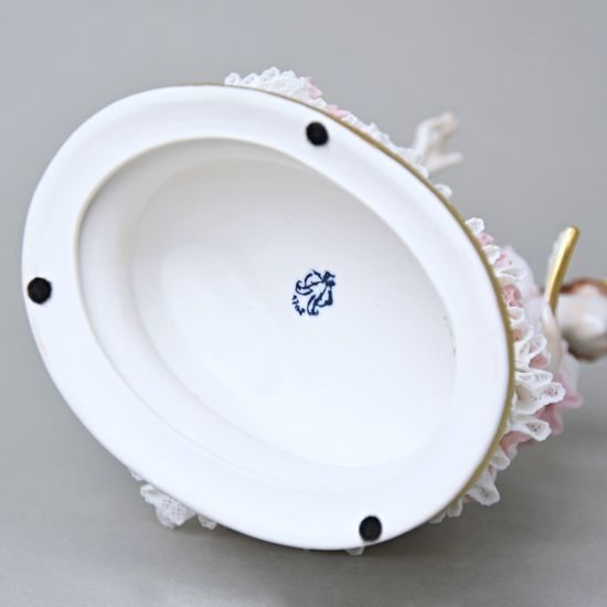 Fanny Elsser, figurka 16 x 11 x 20 cm, Hugo Meisel, Porcelánové figurky Aelteste Volkstedter