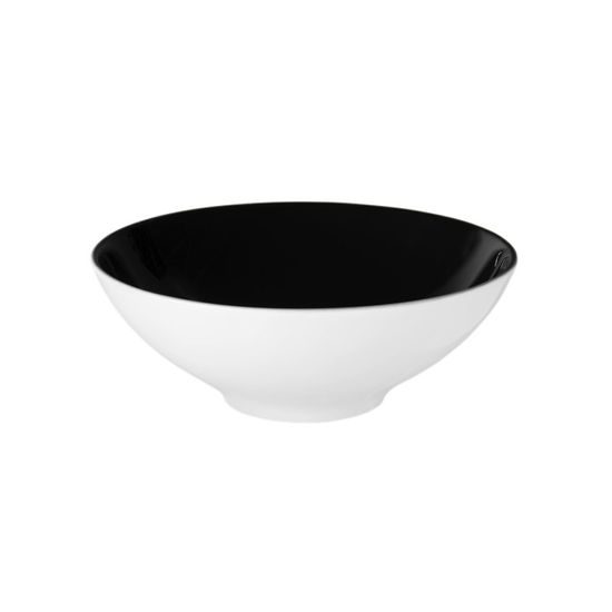 Bowl 14,5 cm, Glamorous Black 25677, Seltmann Porcelain