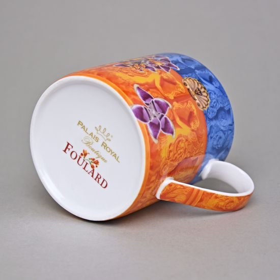 Mug 9 cm 300 ml, Orange, Foulard, Lamart: Palais Royal