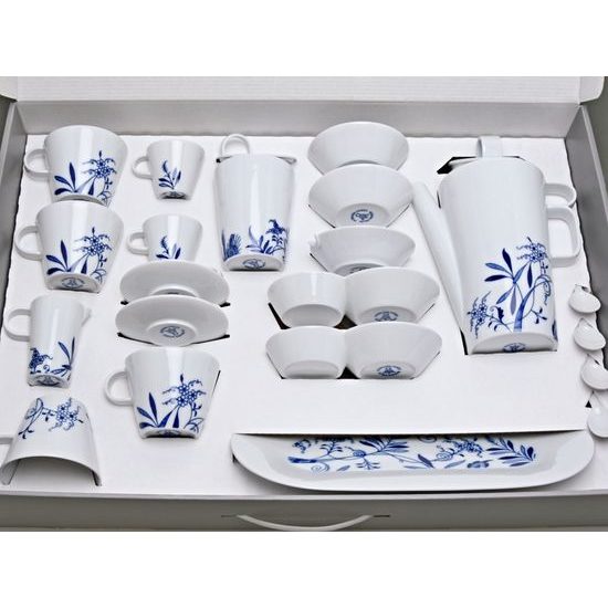 Coffee set, Bohemia Cobalt, Cesky porcelan a.s.