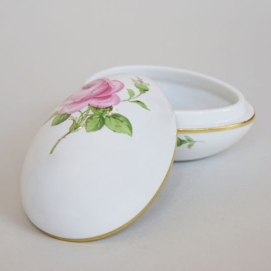 Dose - Egg, 7 x 9,5 x 6,5 cm, Meissen Porcelain