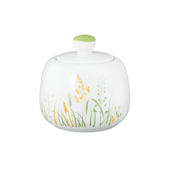 Liberty green grass: Sugar bowl 260 ml, Seltmann porcelain