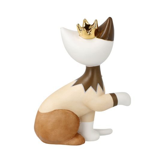 Kočka Gina la principessa, 9 / 5 / 12 cm, biskvitový porcelán, R. Wachtmeister, Goebel