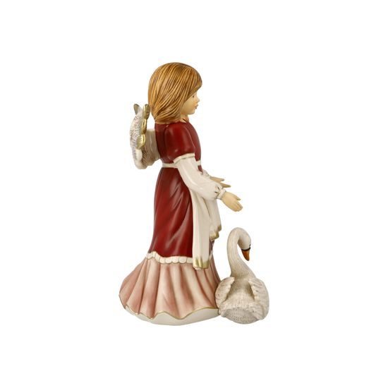 Angel Graceful swan friend 12,5 / 12,5 / 25 cm, stoneware, Goebel