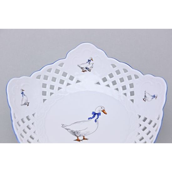 Bowl perforated 24 cm, Goose, Český porcelán a.s.