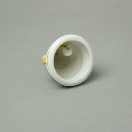 Bell christmas tree 6 x 9 cm, glazed ceramic, EGAN