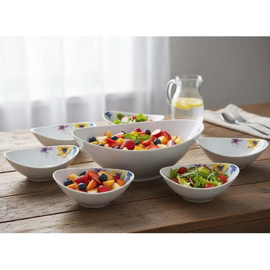 30285: Kompotová souprava pro 6 osob, Thun 1794, karlovarský porcelán, Loos