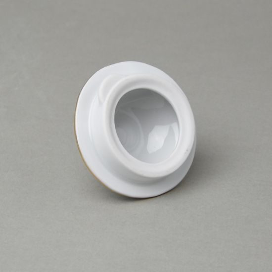 Víčko ke konvi 1,2 l čajové a kávové, Thun 1794, karlovarský porcelán, BERNADOTTE míšeňská růže